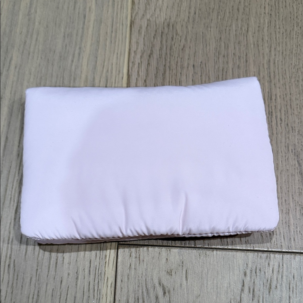 Dior Soft Pink Clutch with Silver Logo - Picture 3 of 7